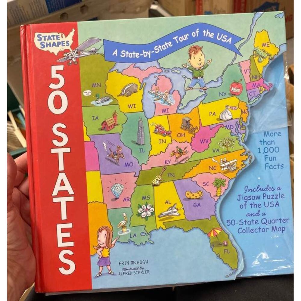 50 states: a state-by-state tour of‎ the USA by Erin McHugh (Hardback),